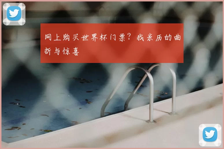 网上购买世界杯门票？我亲历的曲折与惊喜