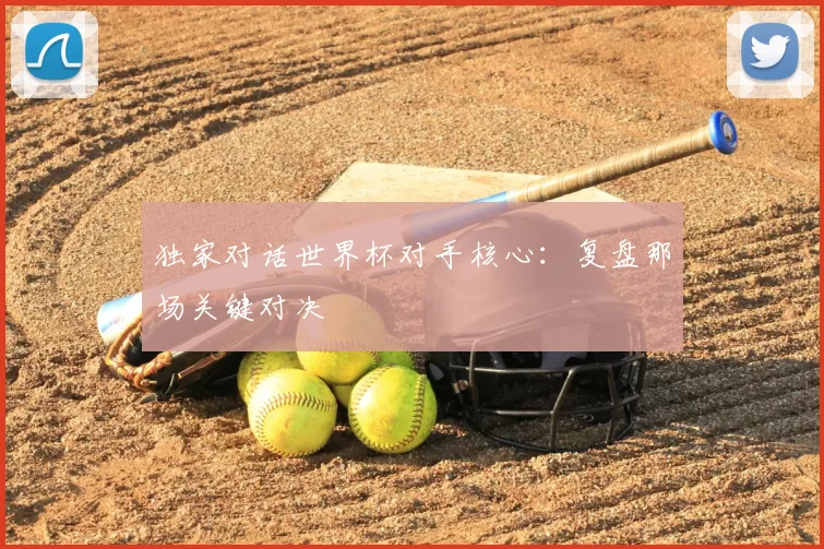 独家对话世界杯对手核心:复盘那场关键对决